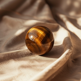 Courage & Prosperity|Tiger’s Eye Sphere - Auratract